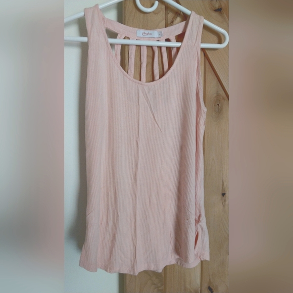 Candie's sleeveless light pink top - Picture 1 of 3